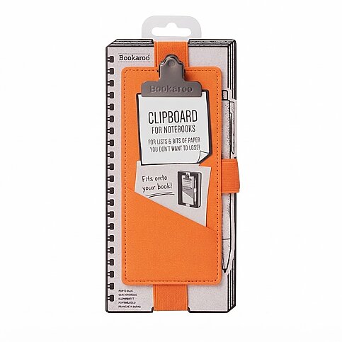 İF BOOKAROO DEFTER ÜSTÜ KLİPSLİ DÜZENLEYİCİ KILIF TURUNCU (43451) - 1