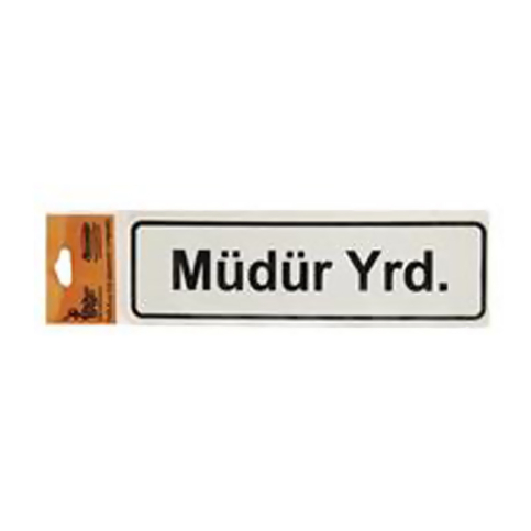 Ekstrafix 201 Yönlendirme Levhası 7X24.5 Müdür Yardımcısı (Yul-104) - 1