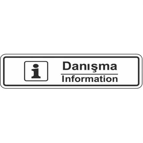 Ekstrafix 201 Yönlendirme Levhası 7X24.5 Danışma (İnformation) (Yul-106) - 1
