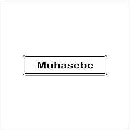 EKSTRAFİX 201 YÖNLENDİRME LEVHASI 7x24.5 MUHASEBE (YUL-112) - EKSTRAFİX