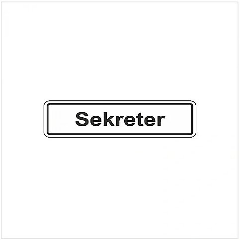 EKSTRAFİX 201 YÖNLENDİRME LEVHASI 7x24.5 SEKRETER (YUL-119) - 1