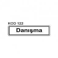 EKSTRAFİX 201 YÖNLENDİRME LEVHASI 7x24.5 DANIŞMA (YUL-122) - EKSTRAFİX