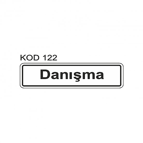 EKSTRAFİX 201 YÖNLENDİRME LEVHASI 7x24.5 DANIŞMA (YUL-122) - 1
