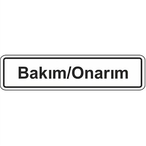 EKSTRAFİX 201 YÖNLENDİRME LEVHASI 7X24.5 BAKIM-ONARIM (YUL-124) - 1