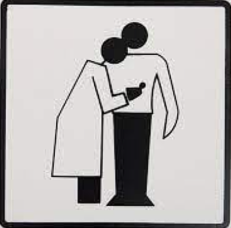 Ekstrafix 202 Yönlendirme Levhası 12x12 Doktor (Yul-217) - 1