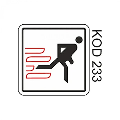 EKSTRAFİX 202 YÖNLENDİRME LEVHASI 12x12 YANGIN ÇIKIŞI (YUL-233) - 1