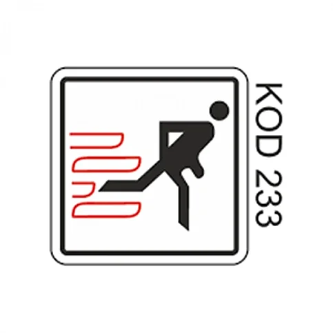 Ekstrafix 202 Yönlendirme Levhası 12x12 Yangın Çıkışı (Yul-233) - 1