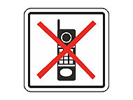 EKSTRAFİX 202 YÖNLENDİRME LEVHASI 12x12 TELEFONU KAPATINIZ (YUL-234) - EKSTRAFİX