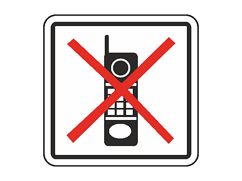 EKSTRAFİX 202 YÖNLENDİRME LEVHASI 12x12 TELEFONU KAPATINIZ (YUL-234) - 1