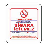 Ekstrafix 202 Yönlendirme Levhası 12X12 Sigara İçilmez (Yul-236) - EKSTRAFİX