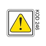 Ekstrafix 202 Yönlendirme Levhası 12x12 Dikkat (Yul-246) - EKSTRAFİX