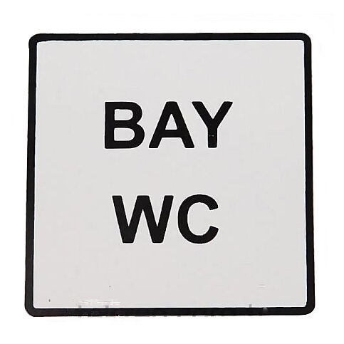 EKSTRAFİX 202 YÖNLENDİRME LEVHASI 12x12 BAY WC (YUL-250) - 1