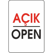 Ekstrafix 203 Yönlendirme Levhası 16x24 Açık (Yul-319) - EKSTRAFİX