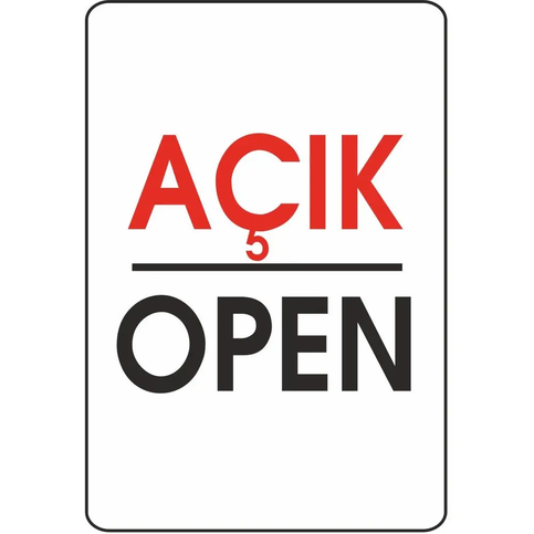 Ekstrafix 203 Yönlendirme Levhası 16x24 Açık (Yul-319) - 1