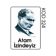 EKSTRAFİX 203 YÖNLENDİRME LEVHASI 16x24 ATATÜRK (YUL-324) - EKSTRAFİX