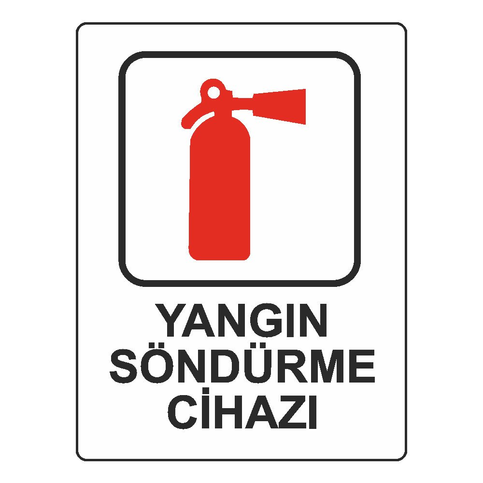 Ekstrafix 204 Yönlendirme Levhası 25X35 Yangın Söndürme Cihazı (Yul-404) - 1