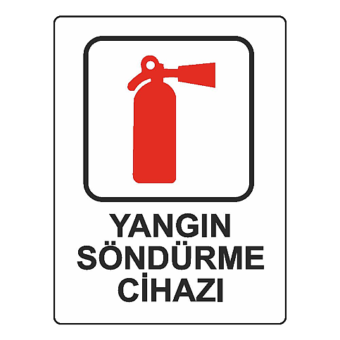 EKSTRAFİX 204 YÖNLENDİRME LEVHASI 25x35 YANGIN SÖNDÜRME CİHAZI (YUL-404) - 1