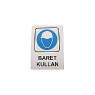 EKSTRAFİX 204 YÖNLENDİRME LEVHASI 25x35 BARET KULLAN (YUL-418) - EKSTRAFİX