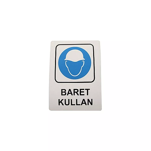 EKSTRAFİX 204 YÖNLENDİRME LEVHASI 25x35 BARET KULLAN (YUL-418) - 1