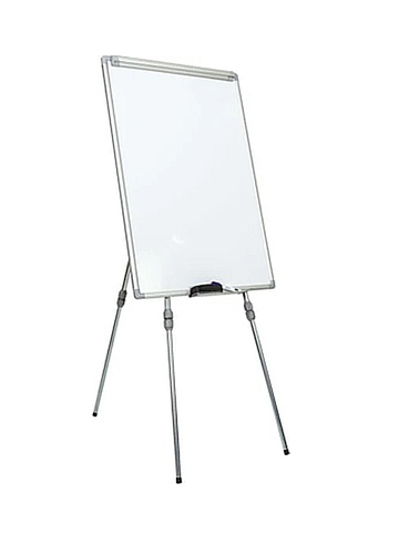 İnter 623F Elegant Çerçeve Teleskopik Ayaklı Flipchart Laminat Yazı Tahtası 70X100 - 1