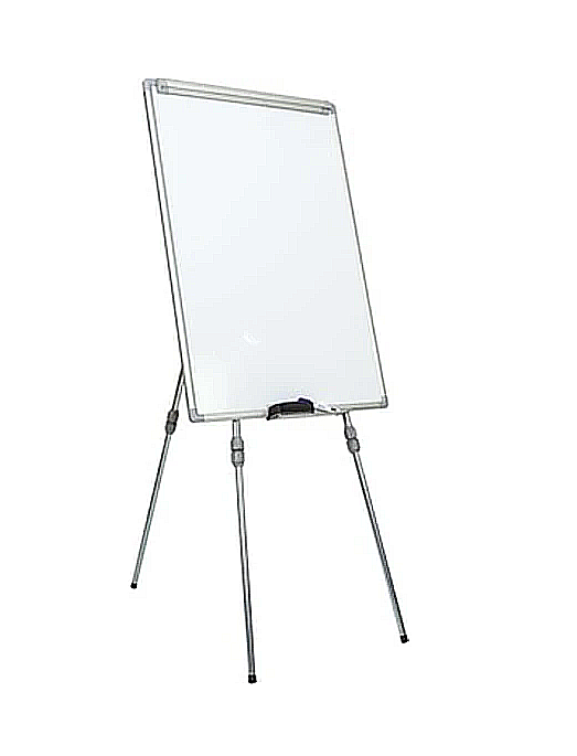 İNTER 623F ELEGANT ÇERÇEVE TELESKOPİK AYAKLI FLİPCHART LAMİNAT YAZI TAHTASI 70x100
