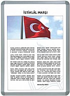 İNTER 825 ALÜMİNYUM ÇERÇEVE İSTİKLAL MARŞI 35x50 - İNTER PANO