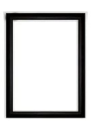 İNTER FİX-ÇS01 A4 PLASTİK ÇERÇEVE SİYAH 25x35cm - İNTER OFİS