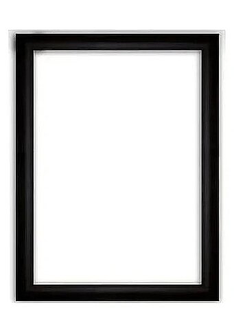 İNTER FİX-ÇS01 A4 PLASTİK ÇERÇEVE SİYAH 25x35cm - 1
