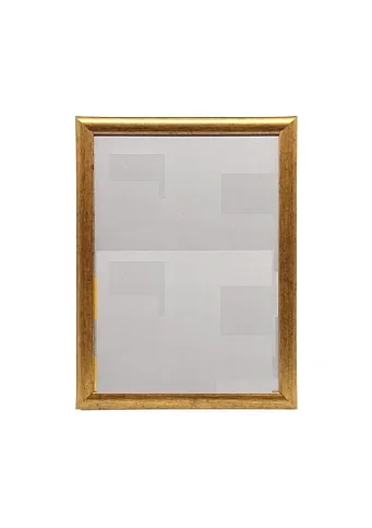 İNTER FİX-ÇA05 A4 PLASTİK ÇERÇEVE ALTIN 25x35cm - 1