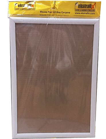 İNTER FİX-ÇB07 A3 PLASTİK ÇERÇEVE BEYAZ 35x50cm - 1