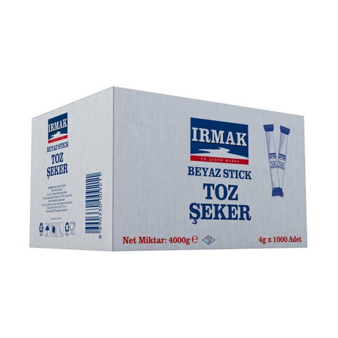 Irmak Stick Fişek Toz Şeker 4Gr 1000Li (4000Gr) - 1