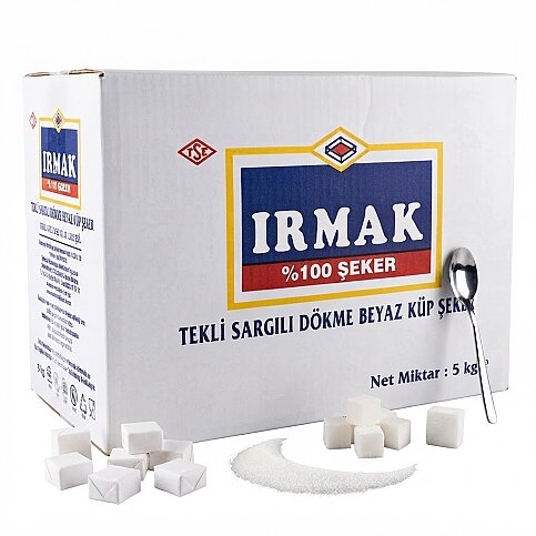 IRMAK TEK SARGILI KÜP ŞEKER 5kg - 1
