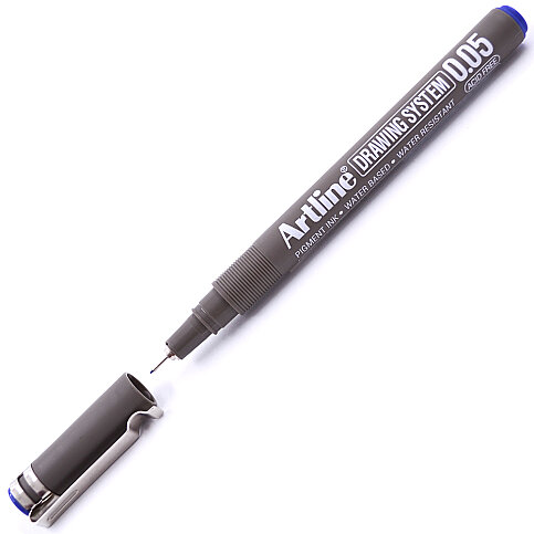 ARTLİNE EK-2305 ÇİZİM KALEMİ 0.05mm MAVİ (A-EK-2305 BLUE) - 1