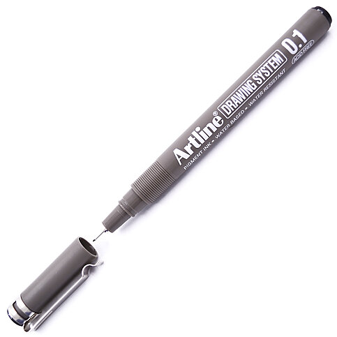 ARTLİNE EK-231 ÇİZİM KALEMİ 0.1mm SİYAH (A-EK-231 BLACK) - 1