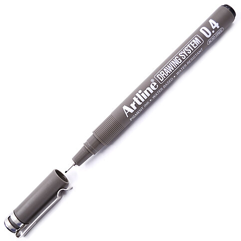 ARTLİNE EK-234 ÇİZİM KALEMİ 0.4mm SİYAH (A-EK-234 BLACK) - 1