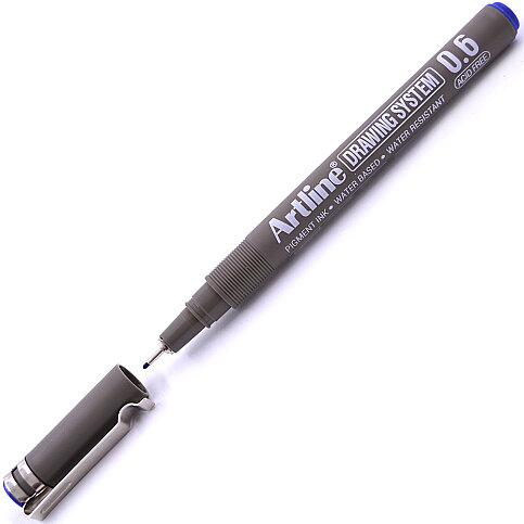 ARTLİNE EK-236 ÇİZİM KALEMİ 0.6mm MAVİ (A-EK-236 BLUE) - 1
