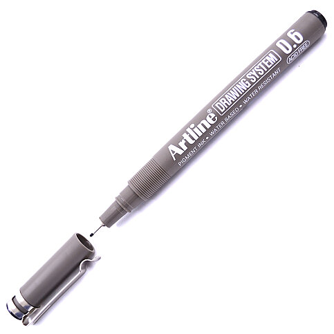 ARTLİNE EK-236 ÇİZİM KALEMİ 0.6mm SİYAH (A-EK-236 BLACK) - 1