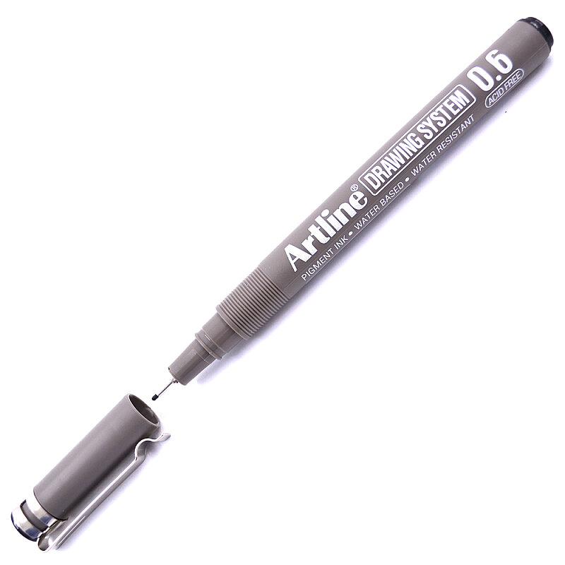 ARTLİNE EK-236 ÇİZİM KALEMİ 0.6mm SİYAH (A-EK-236 BLACK)