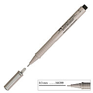 FABER-CASTELL ECCO PİGMENT ÇİZİM KALEMİ 0.3mm SİYAH (5110166399) - FABER-CASTELL