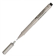 FABER-CASTELL ECCO PİGMENT ÇİZİM KALEMİ 0.4mm SİYAH (5110166499) - FABER-CASTELL