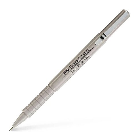 FABER-CASTELL ECCO PİGMENT ÇİZİM KALEMİ 0.8mm SİYAH (5110166899) - 1