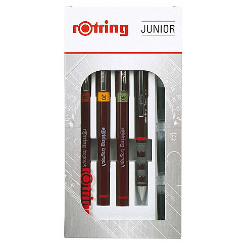 ROTRİNG İSOGRAPH RAPİDO KALEM SETİ JUNİOR (S02-03-05)+05 TİKKY VERSATİL KALEM 3LÜ T1016 (S0699320) - 1