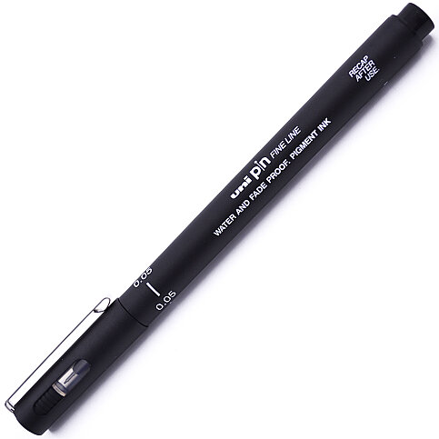 UNİ PIN005-200 ÇİZİM KALEMİ 0.05mm SİYAH - 1