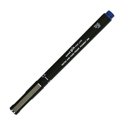 Uni Pın05-200 Çizim Kalemi 0.5mm Mavi - 1