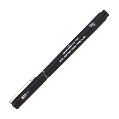 Uni 200 Pin Çizim Kalemi 0.8Mm Siyah - 1