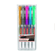 Edding 2185 Crystal Jelly Jel Kalem Metalik 5 Renk - 1