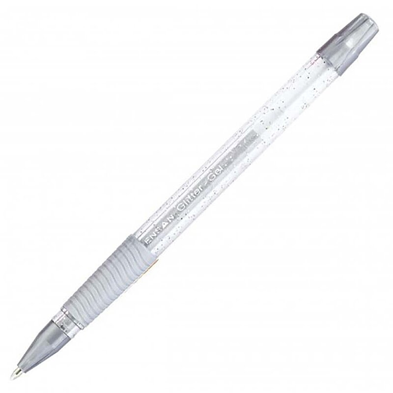PENSAN 2228 GLİTTER SİMLİ JEL KALEM 1.0mm GÜMÜŞ (PE02228JKGU)
