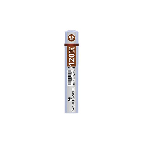 FABER-CASTELL GRİP KALEM UCU 0.5 2B 60mm AÇIK MAVİ (5090127623) - 1