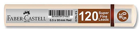 FABER-CASTELL GRİP KALEM UCU 0.5 2B 60mm BEYAZ (5090127624) - 1