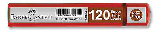FABER-CASTELL GRİP KALEM UCU 0.5 2B 60mm KIRMIZI (5090127620)